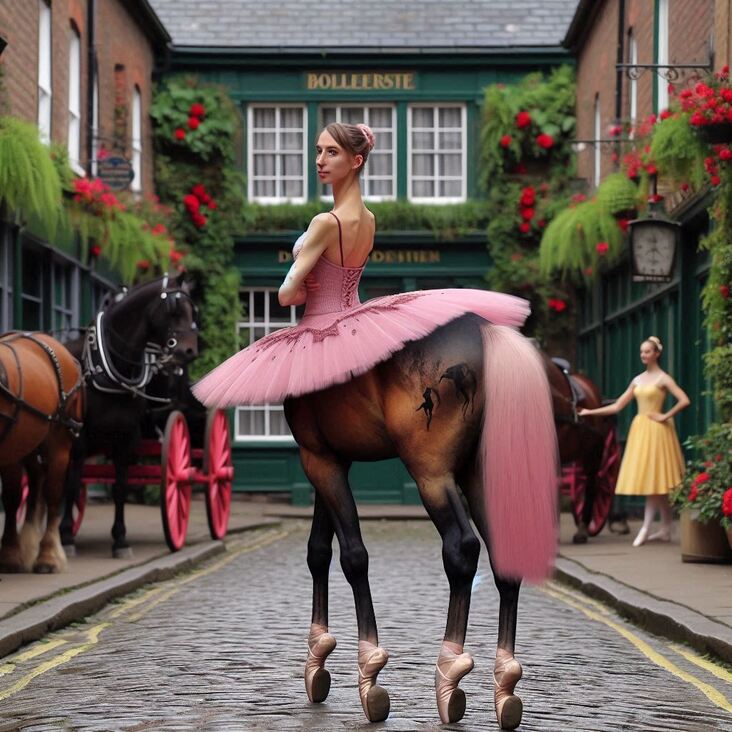 #TutuBlog 1998-07-09 in Chichester with a nature themed leotard.