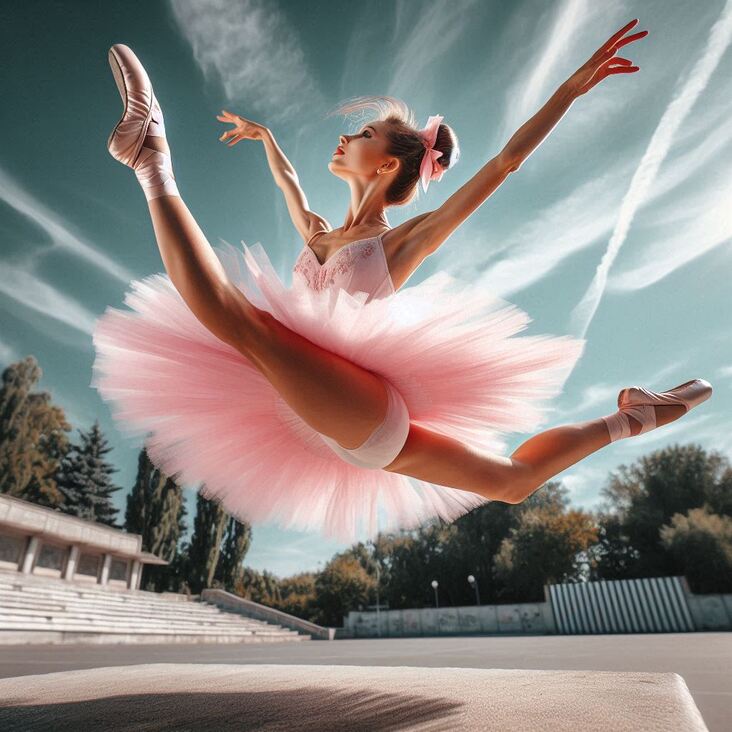 #TutuBlog 2001-02-25 in Greenford with a modern tutu.