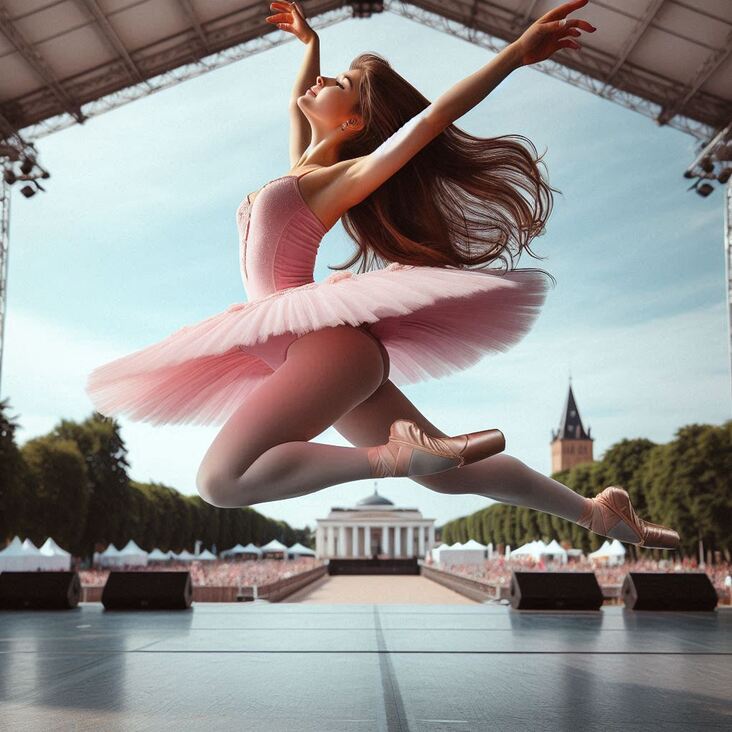 #TutuBlog 2001-04-06 in Small Heath with a pink leotard.