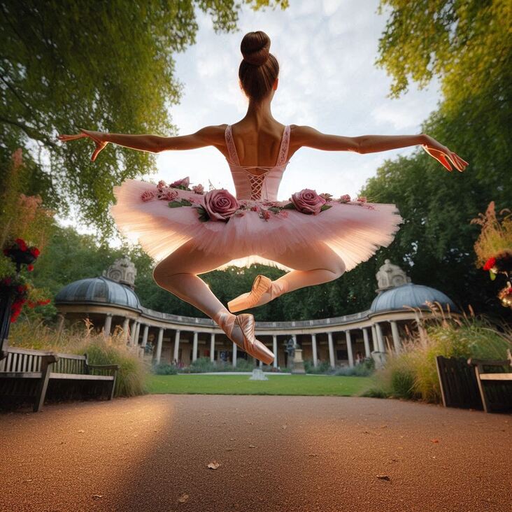 #TutuBlog 2001-04-09 in West Bridgford with a black tutu.