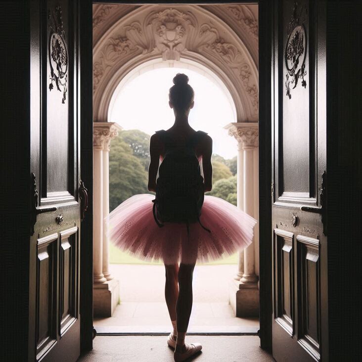 #TutuBlog 2002-07-25 in Beckenham with a classic tutu.