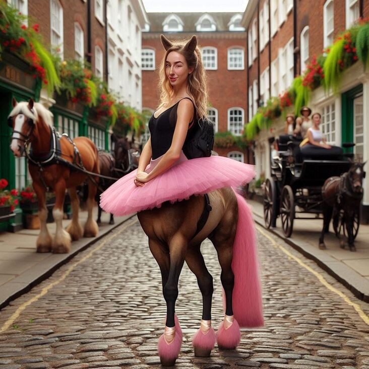 #TutuBlog 2008-08-24 in Walthamstow with a yellow tutu.