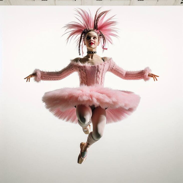 #TutuBlog 2008-12-14 in Middleton with a feather tutu.