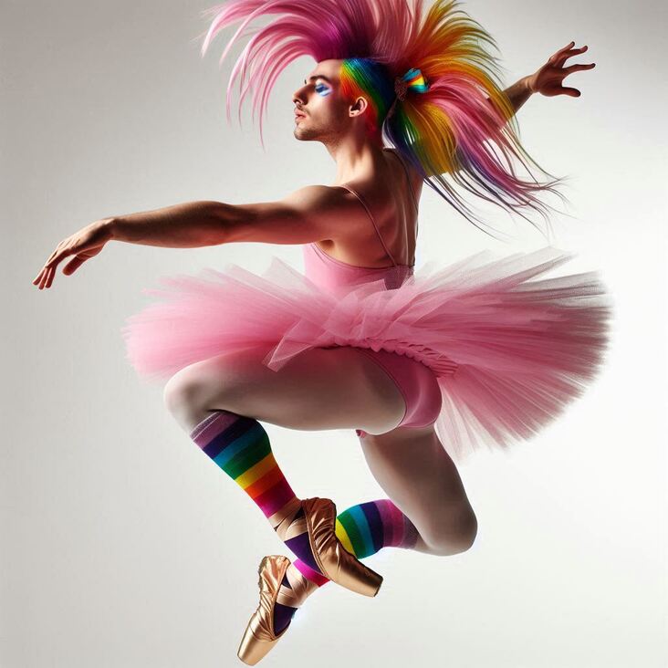 #TutuBlog 2009-03-02 in Aldridge with a fashionable tutu.