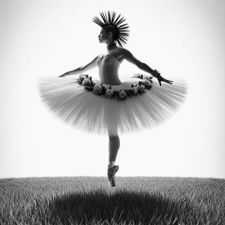 #TutuBlog 2012-04-14 in Crewe with a american style tutu.