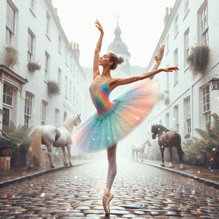 #TutuBlog 2013-02-10 in Crosby with a cyan tutu.