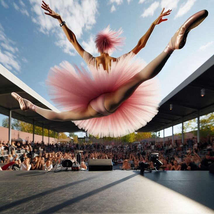 #TutuBlog 2013-04-18 in Billingham with a yellow tutu.