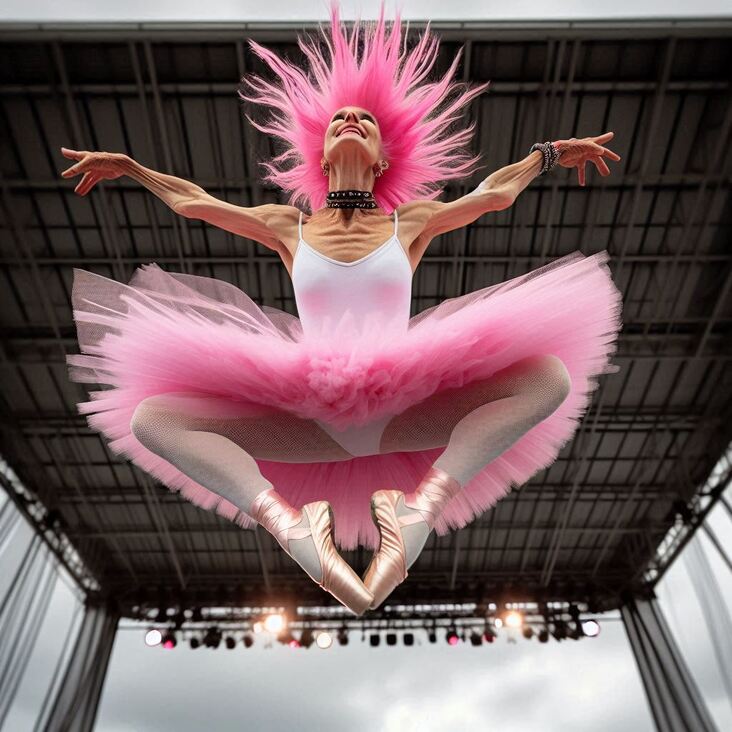 #TutuBlog 2014-03-04 in Portsmouth with a red tutu.