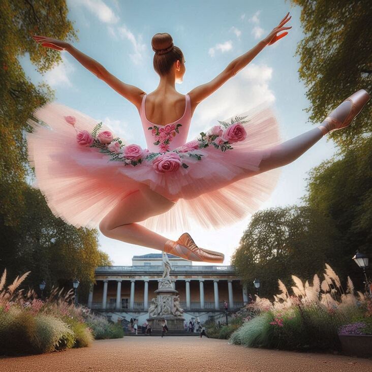 #TutuBlog 2014-04-09 in Cambridge with a pink tutu.