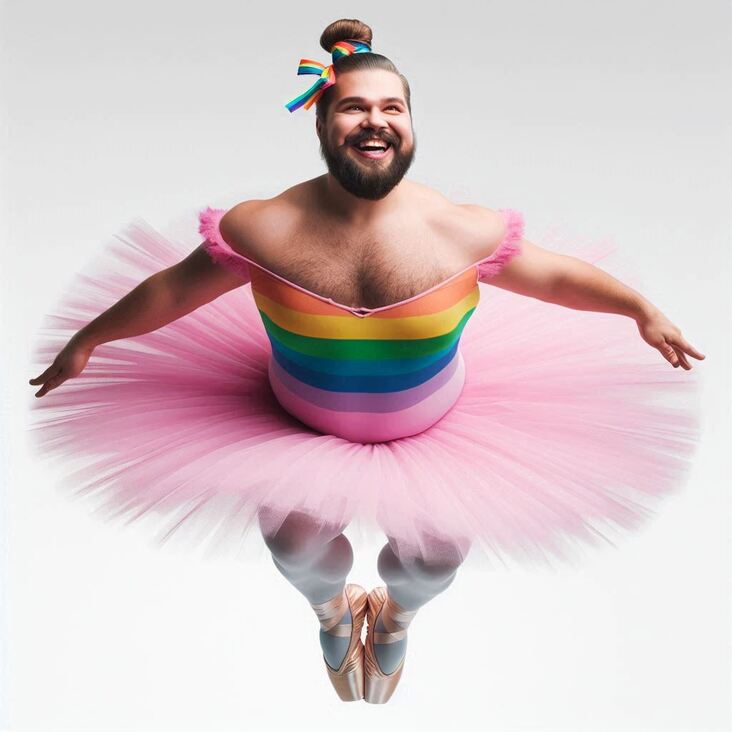 #TutuBlog 2015-05-06 in Strood with a pink tutu.