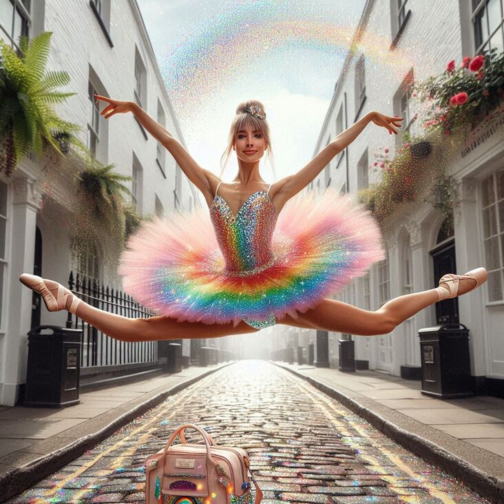 #TutuBlog 2015-12-04 in Royal Leamington Spa with a expensive tutu.