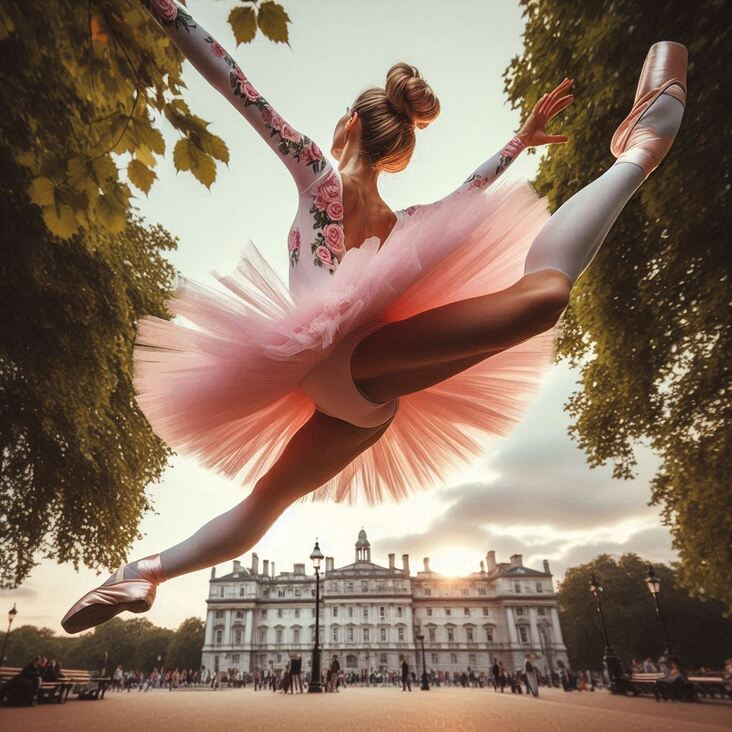 #TutuBlog 2010-08-22 in Portsmouth with a green tutu.