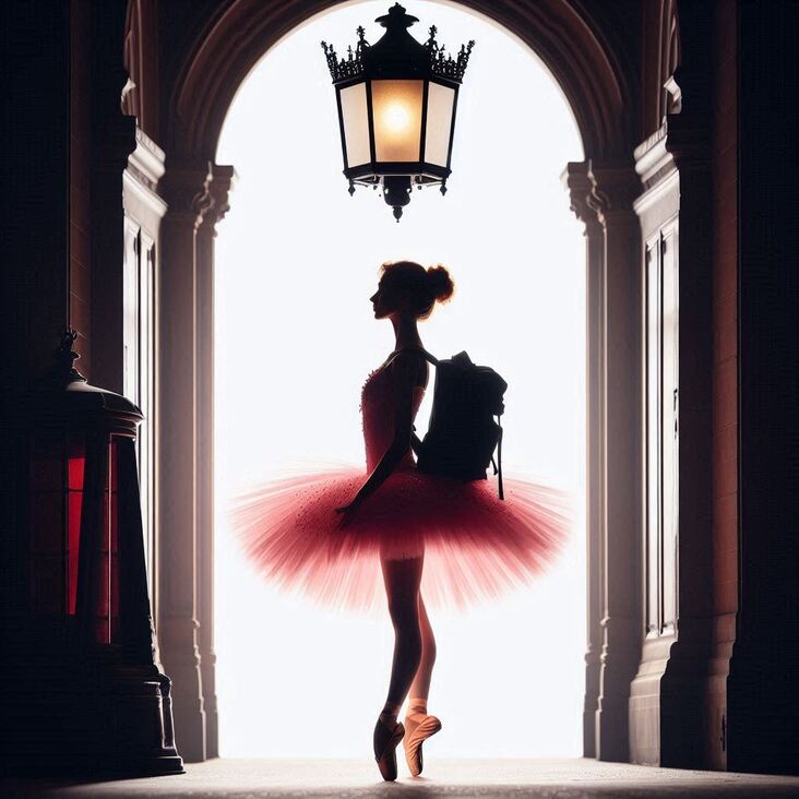 #TutuBlog 2010-10-18 in Darlington with a red tutu.