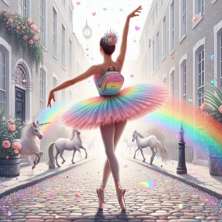 #TutuBlog 2018-08-12 in Brixton with a white tutu.