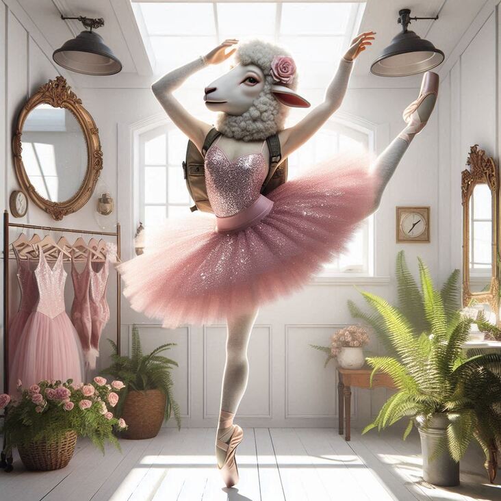 #TutuBlog 2019-04-08 in Bath with a pink tutu.