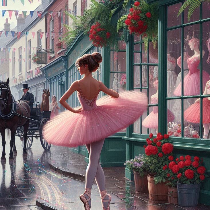 #TutuBlog 2019-07-02 in Eltham with a pink tutu.