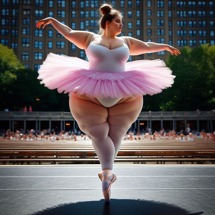 #TutuBlog 2013-07-11 in Bournemouth with a wide tutu.