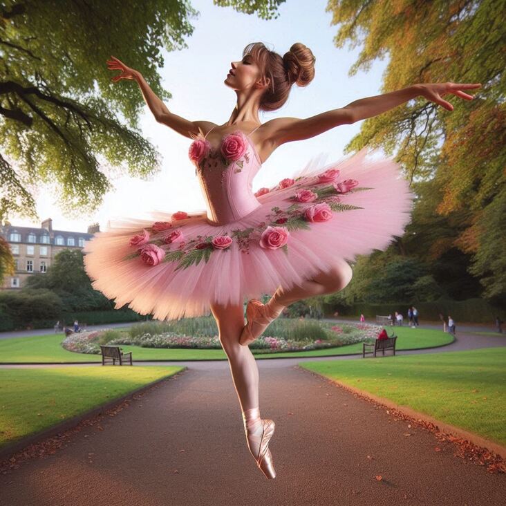 #TutuBlog 2015-12-15 in Neath with a american style tutu.