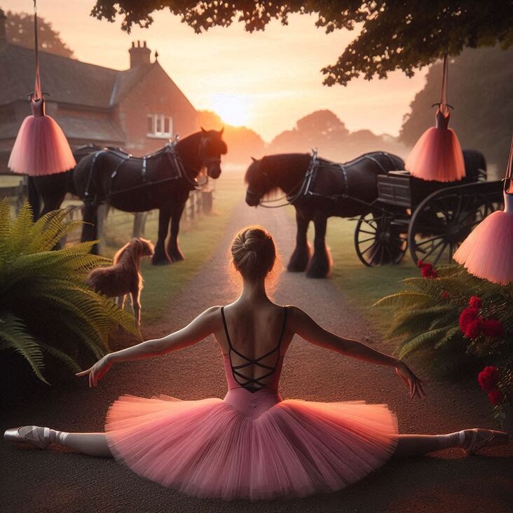 #TutuBlog 2022-08-23 in London with a pink tutu.