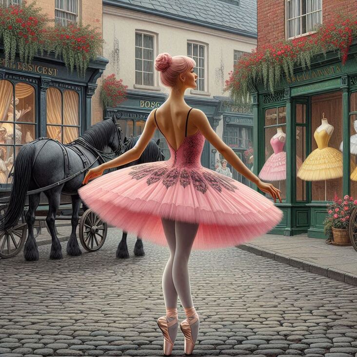 #TutuBlog 2023-08-04 in Lowestoft with a european style tutu.