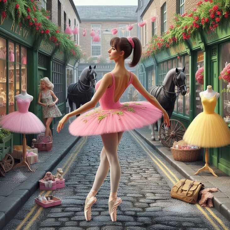 #TutuBlog 2023-09-14 in Altrincham with a fluffy tutu.