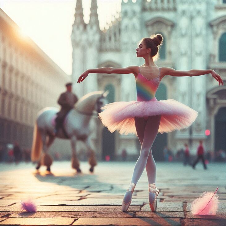 #PinkTutuMilan Wednesday 2023-01-25 ballet blog from Milano Italia