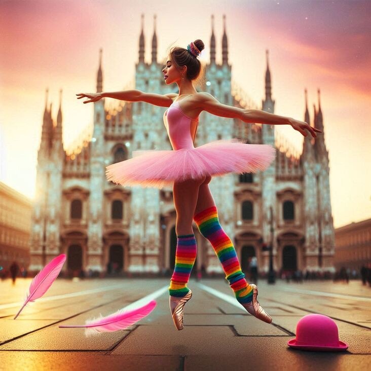 #PinkTutuMilan Wednesday 2027-04-14 ballet blog from Milano Italia