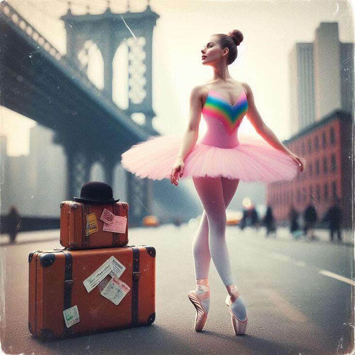 #PinkTutuBlogNYC Monday 2014-01-06 she danced in New York City