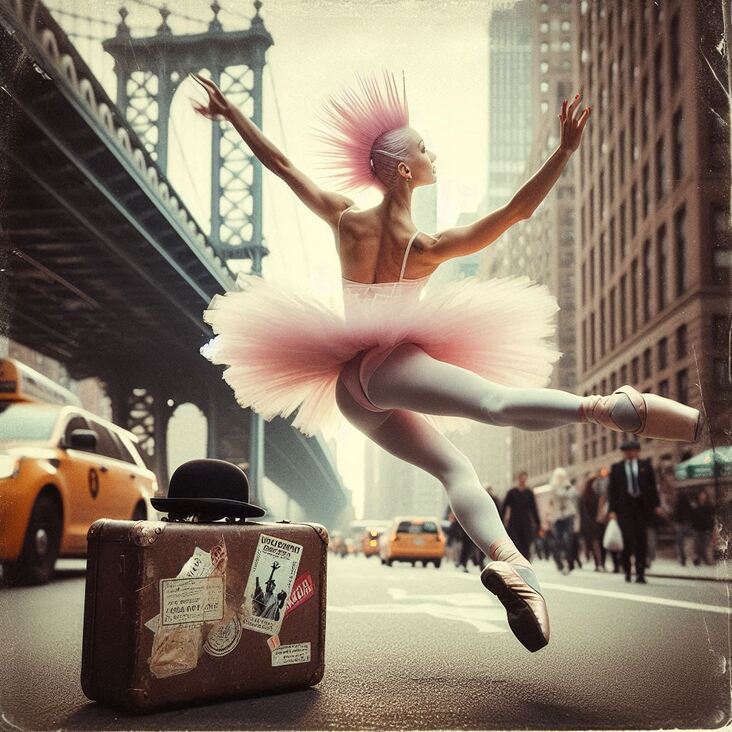 #PinkTutuBlogNYC Monday 2018-07-02 she danced in New York City