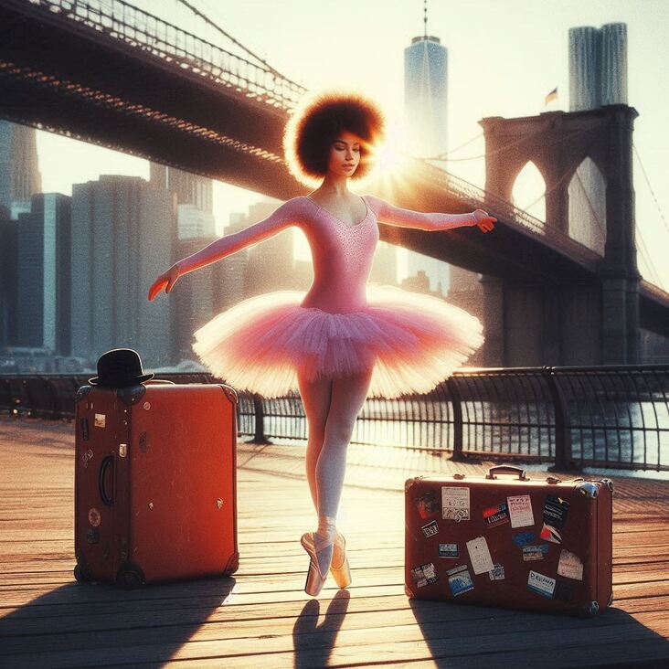 #PinkTutuBlogNYC Monday 2021-01-25 she danced in New York City