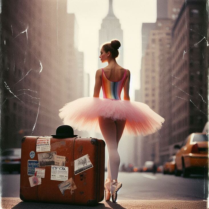 #PinkTutuBlogNYC Monday 2022-03-28 she danced in New York City