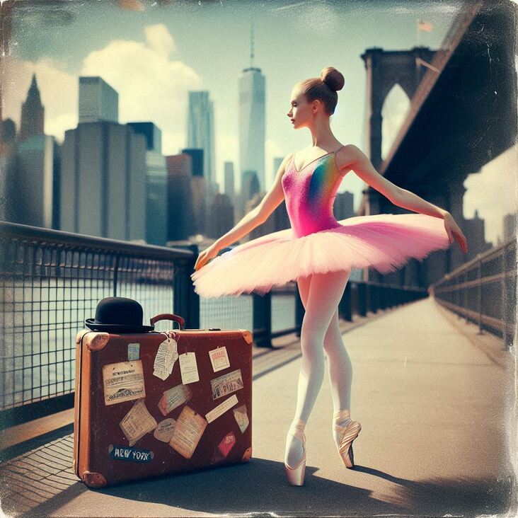 #PinkTutuBlogNYC Monday 2022-04-25 she danced in New York City