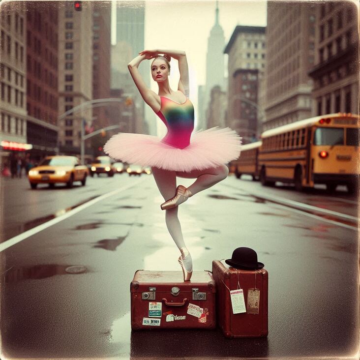 #PinkTutuBlogNYC Monday 2022-08-01 she danced in New York City