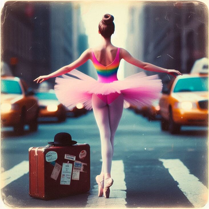 #PinkTutuBlogNYC Monday 2022-09-19 she danced in New York City