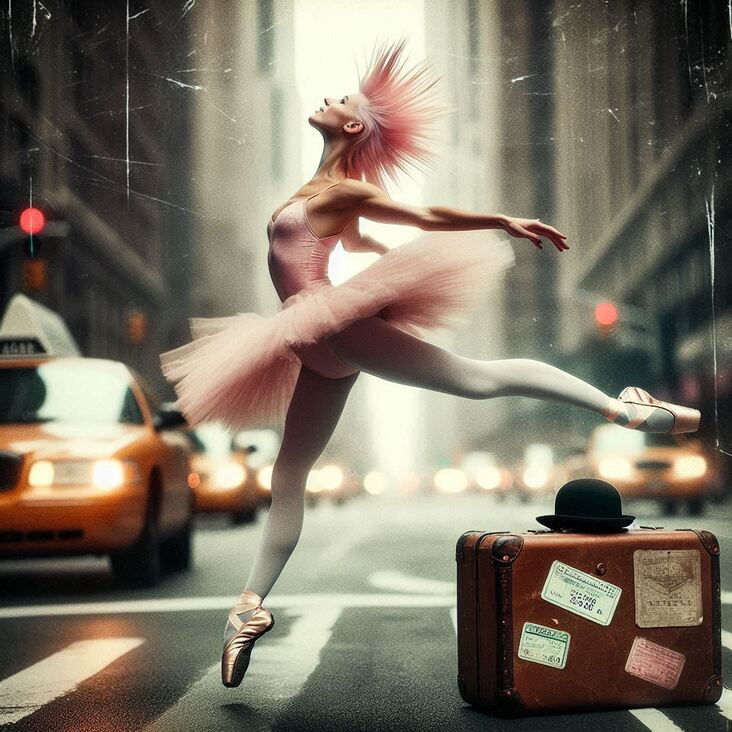 #PinkTutuBlogNYC Monday 2022-11-28 she danced in New York City