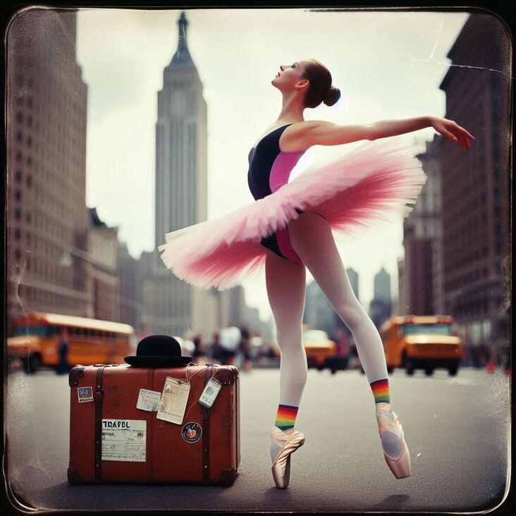 #PinkTutuBlogNYC Monday 2024-01-22 she danced in New York City