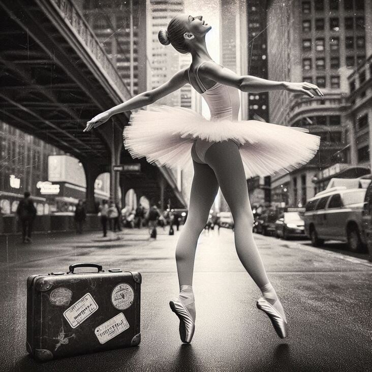 #PinkTutuBlogNYC Monday 2028-11-13 she danced in New York City