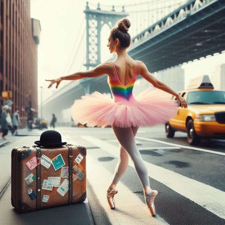 #PinkTutuBlogNYC Monday 2025-12-22 she danced in New York City