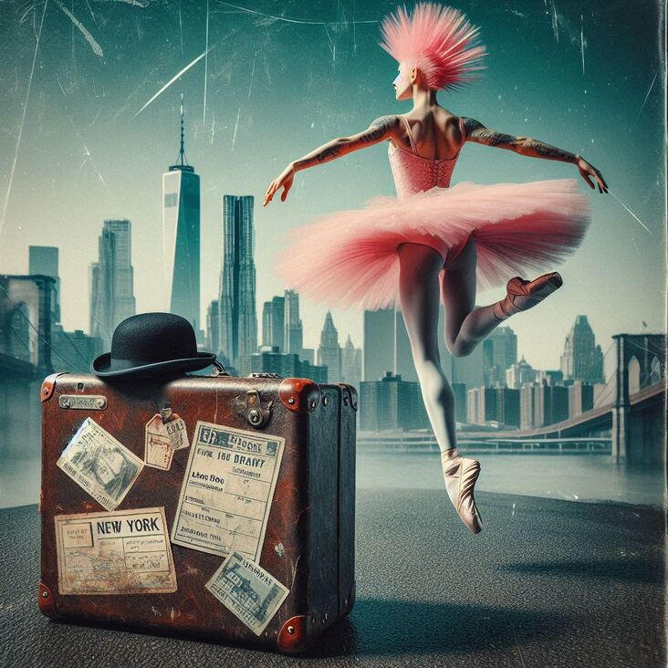 #PinkTutuBlogNYC Monday 2026-08-17 she danced in New York City