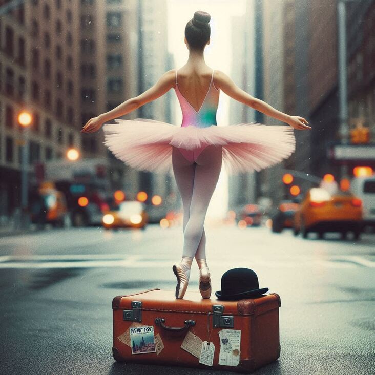 #PinkTutuBlogNYC Monday 2027-01-04 she danced in New York City