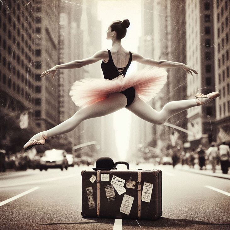 #PinkTutuBlogNYC Monday 2027-01-11 she danced in New York City