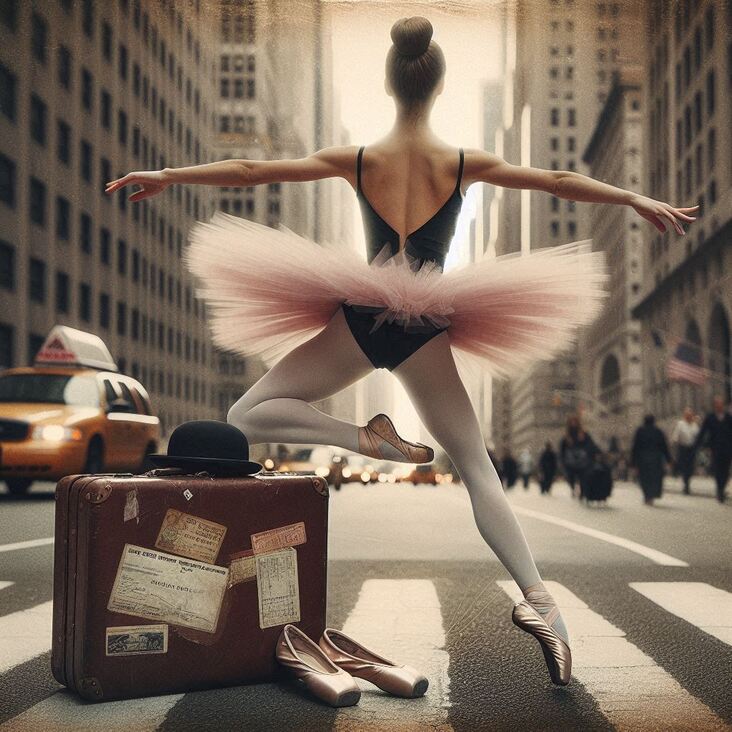 #PinkTutuBlogNYC Monday 2027-02-01 she danced in New York City
