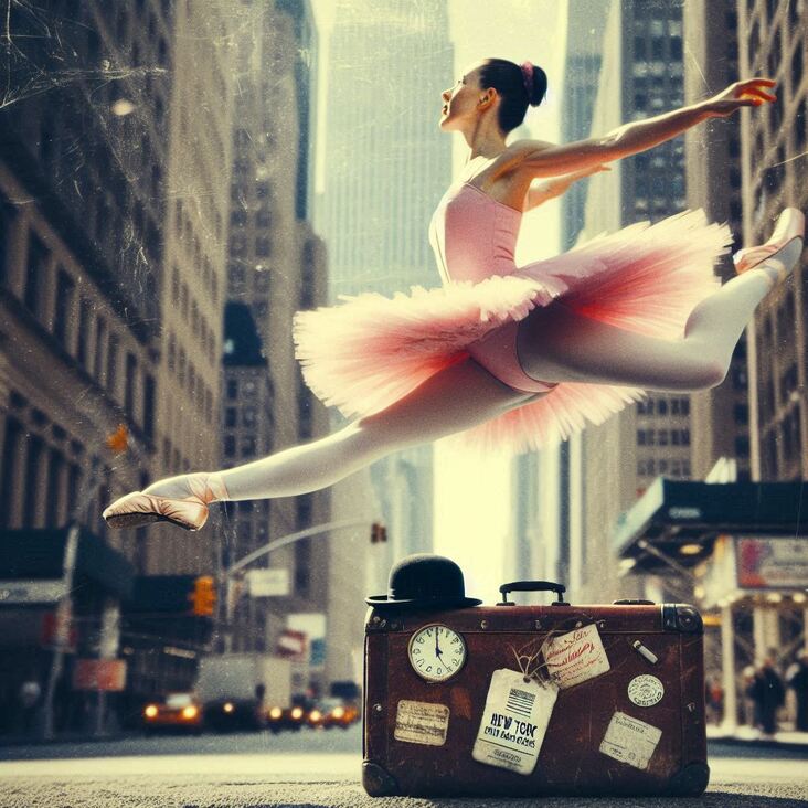 #PinkTutuBlogNYC Monday 2027-02-15 she danced in New York City