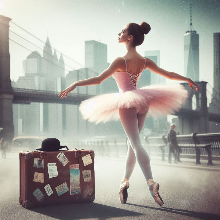 #PinkTutuBlogNYC Monday 2027-02-22 she danced in New York City
