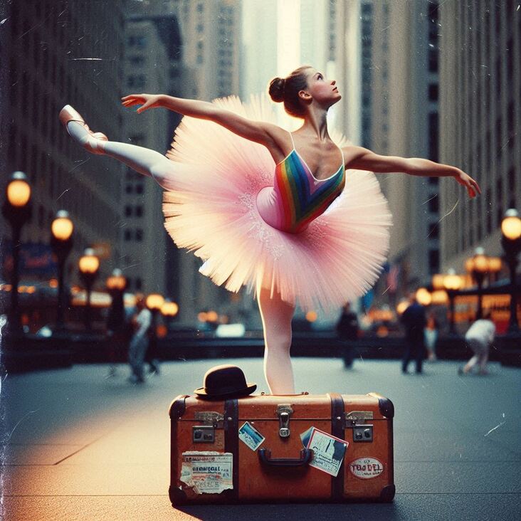 #PinkTutuBlogNYC Monday 2027-03-22 she danced in New York City