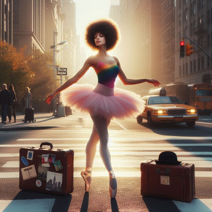 #PinkTutuBlogNYC Monday 2027-03-29 she danced in New York City