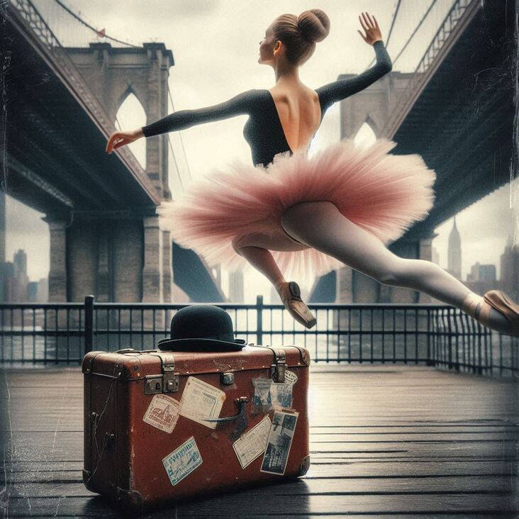 #PinkTutuBlogNYC Monday 2027-04-19 she danced in New York City