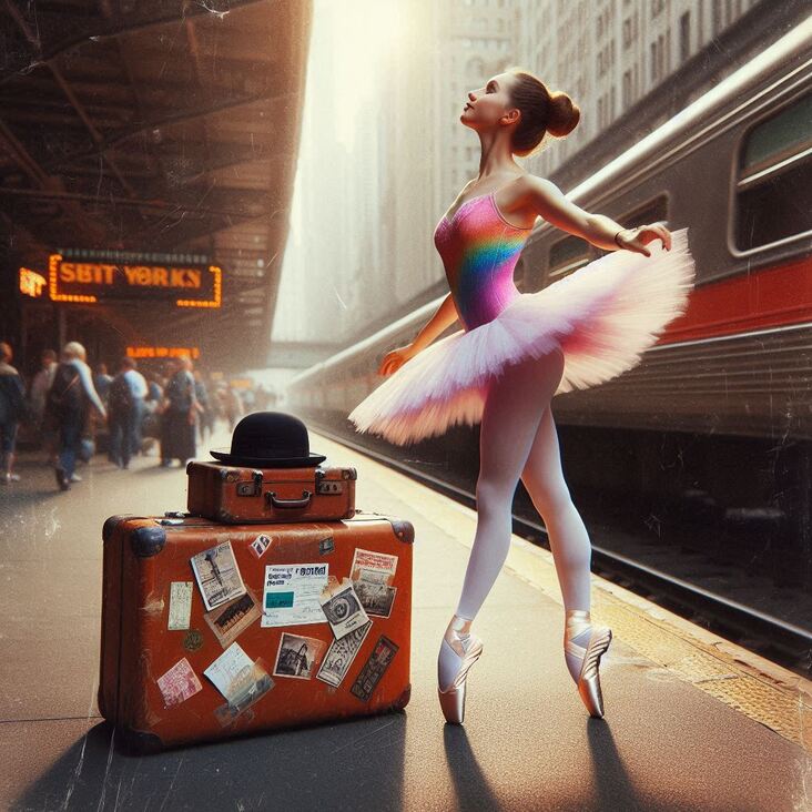 #PinkTutuBlogNYC Monday 2027-07-05 she danced in New York City