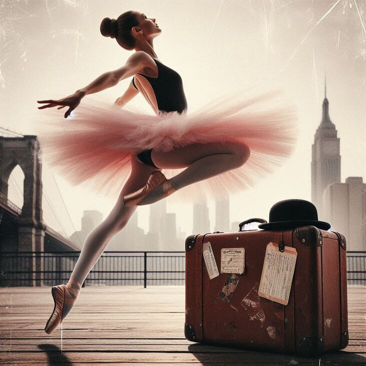 #PinkTutuBlogNYC Monday 2027-07-12 she danced in New York City