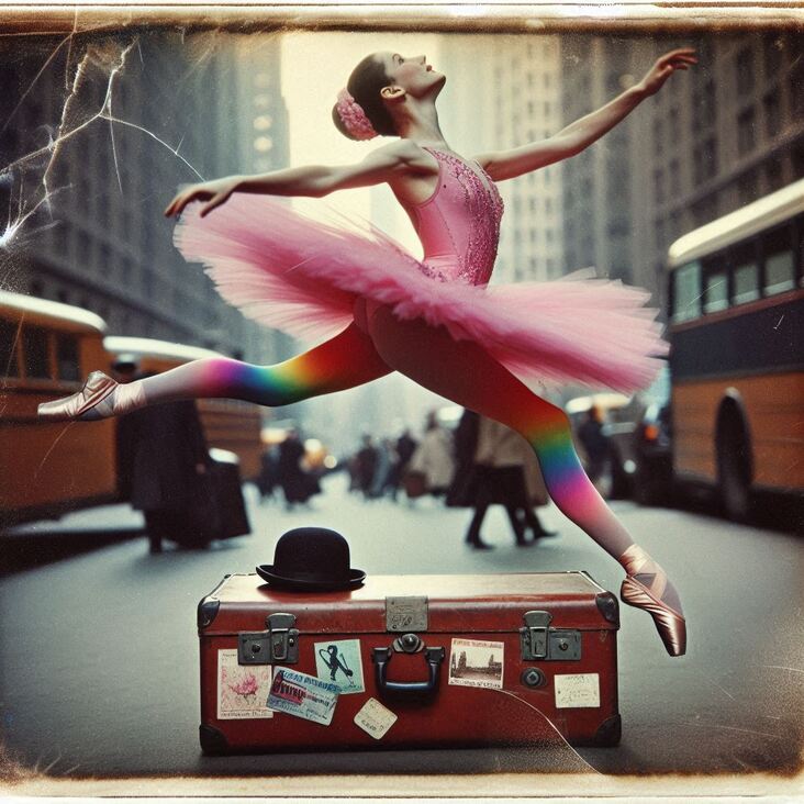 #PinkTutuBlogNYC Monday 2027-09-20 she danced in New York City